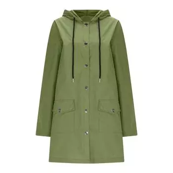 Женская однотонная полосатая дождевик на открытом воздухе плюс водонепроницаемый плащ с капюшоном ветрозащитный XXL