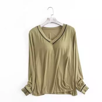 Женская однотонная рубашка с нагрудником и одной чашкой для йоги, женское нижнее белье, верх L армия зеленый