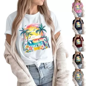 Женская однотонная сексуальная симпатичная футболка с коротким рукавом, облегающая облегающая футболка с укороченным топом M винный