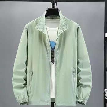 Женская однотонная солнцезащитная, водонепроницаемая и ветрозащитная куртка, тонкая куртка для пеших прогулок на открытом воздухе S