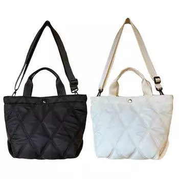 Женская однотонная сумка через плечо, большая вместительная сумка через плечо с мягкой подкладкой, мягкая простая сумка-саквояж с регулируемым ремешком, сумка на одно плечо чёрный