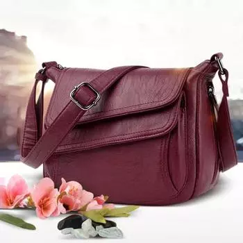 Женская однотонная сумка через плечо из искусственной кожи, чехол для телефона золотистый