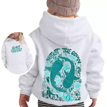 Женская однотонная толстовка с длинным рукавом и круглым вырезом, повседневная удобная свободная легкая женская толстовка 150 белый