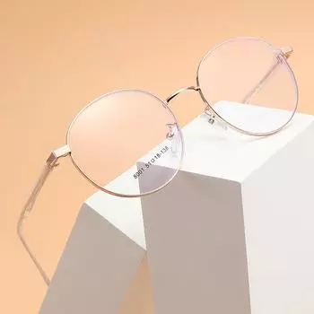 Женская оправа для больших глаз с плоским зеркалом и защитой от синего света. Корейская версия может быть оснащена очками для близорукости, простым лицом, оправой для очков без степени, маленьким лицом.