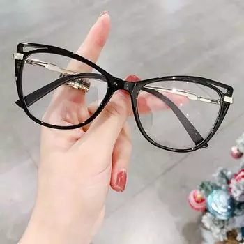 Женская оптическая оправа большого размера, защита глаз, очки с защитой от синего света, ультра легкие очки, офисные компьютерные очки, очки