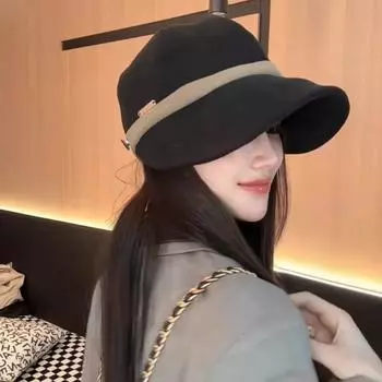 Женская осень зима винтажная шляпа художника-художника берет женская ретро-кепка рыбака