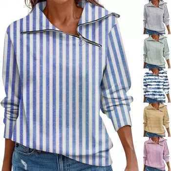 Женская осенне-зимняя футболка, модный свободный женский пуловер, спортивные топы, повседневный топ с V-образным вырезом и длинным рукавом M розовый