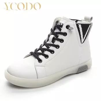 Женская осенне-зимняя кожаная удобная обувь из мягкой кожи 42