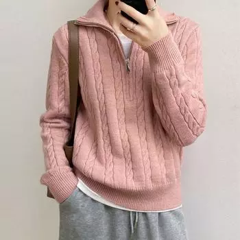 Женская осенне-зимняя одежда с длинным рукавом Трикотаж Водолазка Свитер Толстовки Пуловеры Уличная одежда OneSize бежевый