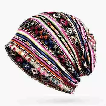 Женская осенне-зимняя шапка-шарф, теплая шляпа с полями