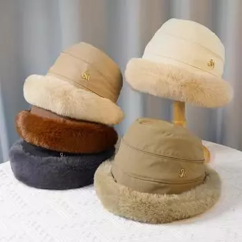 Женская осенне-зимняя теплая уличная защитная шапка для ушей, устойчивая к холоду, искусственный мех, монгольская шапка, милая, милая, панама One Size хаки