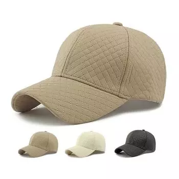 Женская осенне-зимняя толстая теплая бейсболка мужская солнцезащитная кепка чёрный