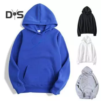 Женская осенне-зимняя толстовка с капюшоном, однотонная, на шнурке, с накладными карманами, пуловер с длинными рукавами, свободная, мягкая, теплая, женская толстовка XL белый