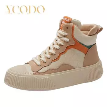 Женская осенне-зимняя удобная повседневная студенческая обувь из натуральной кожи 43