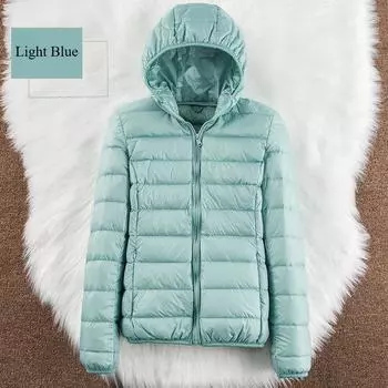 Женская осенняя белая куртка-пуховик с капюшоном, ветрозащитная, теплая, повседневная, зимняя, S-6XL S