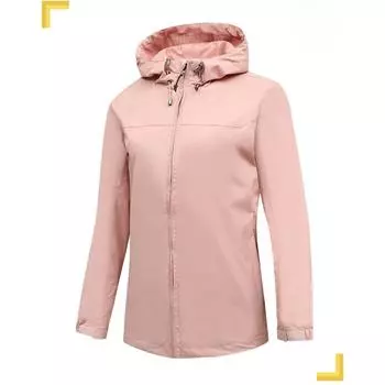 Женская осенняя тонкая куртка с капюшоном, ветровка, куртка для активного отдыха с длинными рукавами, женская толстовка с капюшоном S
