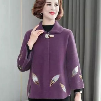 Женская осенняя туника больших размеров с утолщенными лацканами, короткая, удобная, теплая, повседневная, темпераментная туника 4XL