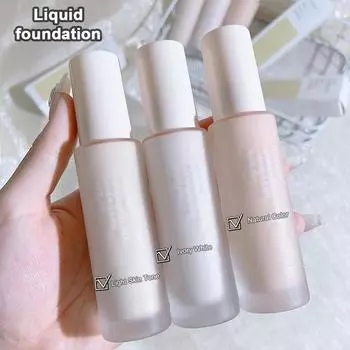 Женская отбеливающая жидкая основа Осветляющий крем Мускул Тональная основа Консилер Жидкий консилер Макияж Косметика Косметика для лица 1