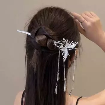 Женская палочка для волос, вставка для волос, аксессуары для волос, вилка для волос, палочка для волос в корейском стиле, шпильки для волос серебряный