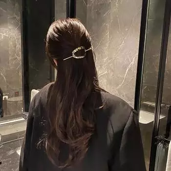 Женская палочка для волос Yousheng из нержавеющей сплава, полированная, гладкая, геометрической формы, выдалбливаемая, противоскользящая, в стиле ретро, фиксатор для пучка волос, держатель, инструмент для укладки волос