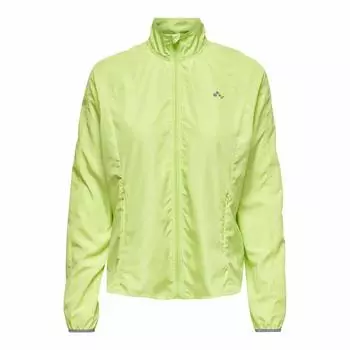 Женская парусиновая куртка с длинными рукавами на молнии и воротником-стойкой ONLY PLAY