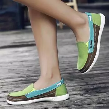 Женская парусиновая обувь, низкая дышащая женская однотонная повседневная обувь на плоской подошве 36 красный