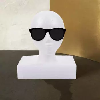 Женская пенопластовая голова манекена, модель парика, подставка для шляпы 52x28x11cm