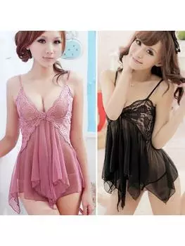 Женская пижама летняя ночная рубашка слинг нижнее белье One Size