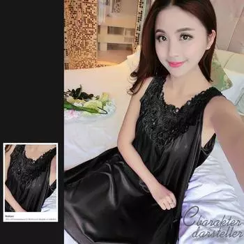 Женская пижама, летняя ночная рубашка, жилет, сорочка, толстое нижнее белье мм One Size