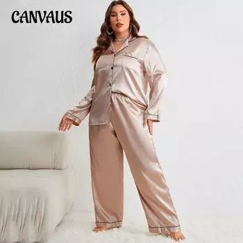 Женская пижама с длинным рукавом, длинные брюки, кардиган, большой размер, сексуальный домашний костюм XL темно-синий