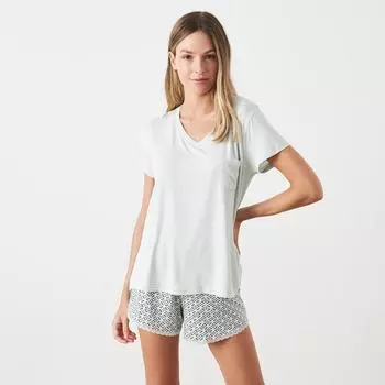 Женская пижама с коротким рукавом JJBDH5801 XL зелёный