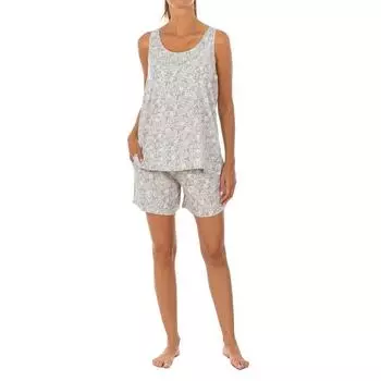 JJBCH0501 Женская пижама с круглым вырезом и бретельками L разноцветный