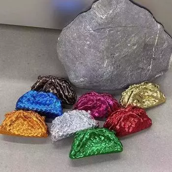 Женская плетеная сумка Cloud Crossbody в европейском и американском стиле красный