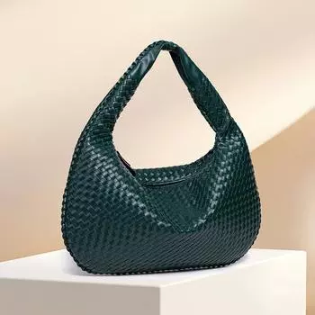 Женская плетеная сумка на плечи из чистого ручного плетения, женская сумка большой емкости 47*2*32