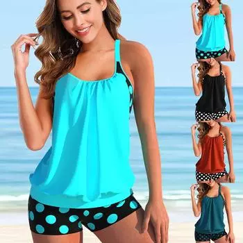 Женская пляжная одежда из двух частей, сексуальный удобный и привлекательный купальник, комплект бикини, летний одиночный купальник, домашний купальник, S-6XL S чёрный