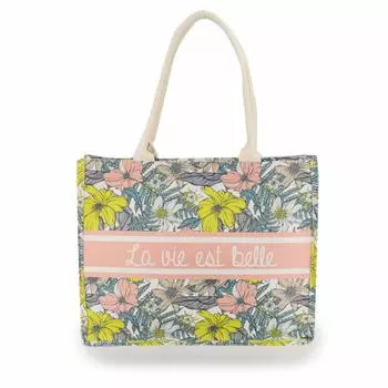 Женская пляжная сумка с цветочным принтом GERARD PASQUIER