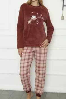 Женская плюшевая пижама Welsoft