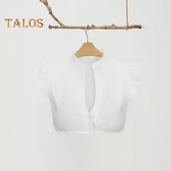 Женская поддельная рубашка с V-образным вырезом, оборками, без рукавов, однобортный короткий топ, однотонный, облегающий крой, рубашка для вечеринок на Октоберфесте, пивной фестиваль XXL A