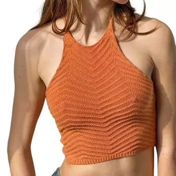 Женская погребная галстука спинка без рукавов. S белый