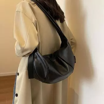 Женская популярная сумка для пельменей, сумка через плечо, сумка из искусственной кожи, сумка для крупного рогатого скота бежевый