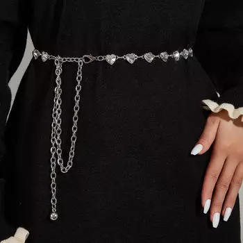 Женская поясная цепочка, регулируемый пояс для тела, костюм, брюки, украшение одежды