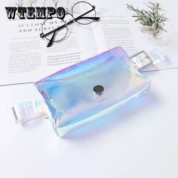 Женская поясная сумка, простая мини-сумка ярких цветов, сумки для телефона на перфорированном ремне для женщин, повседневная сумка, женский красочный лазерный кошелек 17*10cm