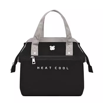 Женская портативная сумка-бокс для офисных работников, водонепроницаемая сумка-бокс из ткани Оксфорд, утолщенная женская простая сумка для обеда большой вместительности