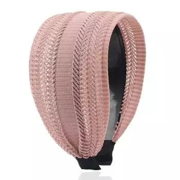 Женская повязка для волос Простая широкая повязка на голову с зубчиками Нескользящая заколка Все сочетающая полая накладка Седые волосы Аксессуары для волос Женские