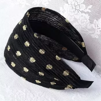 Женская повязка для волос с широкими полями, зубчатая, нескользящая, чехол-заколка, ретро, повязка для мытья лица, аксессуары для волос матери, ободки