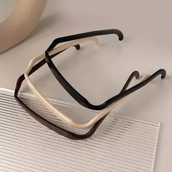 Женская повязка на голову, эластичная повязка на голову для вьющихся волос, противоскользящая сплошная цветная гладкая невидимая квадратная повязка на голову, повязка на голову для солнцезащитных очков, женские аксессуары для волос коричневый