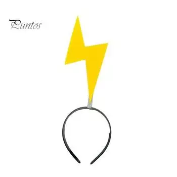 Женская повязка на голову, не выцветающая, головной убор, уникальный дизайн с символом, обруч для волос, реквизит для фотосъемки на маскарадах и фестивалях жёлтый