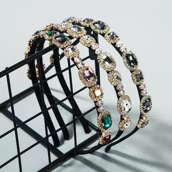 Женская повязка на голову, простая повязка на голову в стиле ретро, высокое качество, повязка на голову в стиле барокко с тонкими краями, обруч для волос OneSize белый