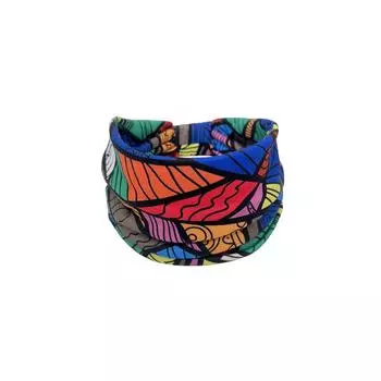 Женская повязка на голову с принтом и широким эластичным узлом для занятий спортом и йогой, аксессуары для волос One Size