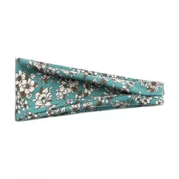 Женская повязка на голову с принтом, широкая повязка-тюрбан, вязаная хлопковая повязка для волос, аксессуары для волос, скрученная, завязанная узлом повязка на голову, банданы, повязки для девочек